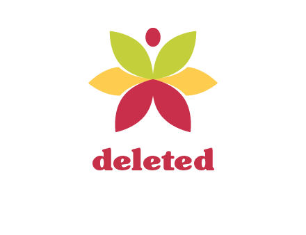 flower with dot logo